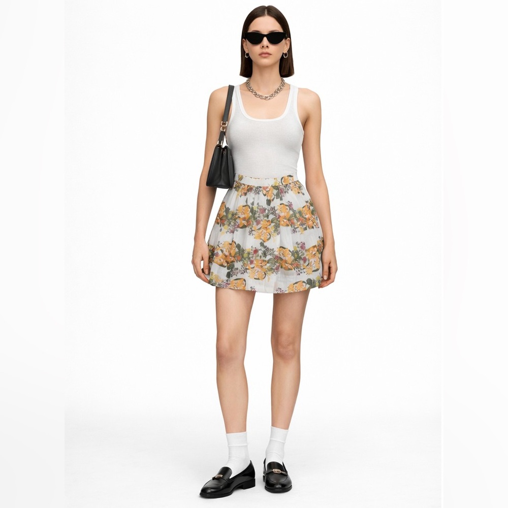 JEALOUS TOMATO - Floral Skirt